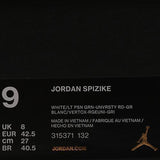 JORDAN SPIZIKE WHITE / LIGHT POISON GREEN - 10