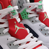 JORDAN SPIZIKE WHITE / LIGHT POISON GREEN - 4