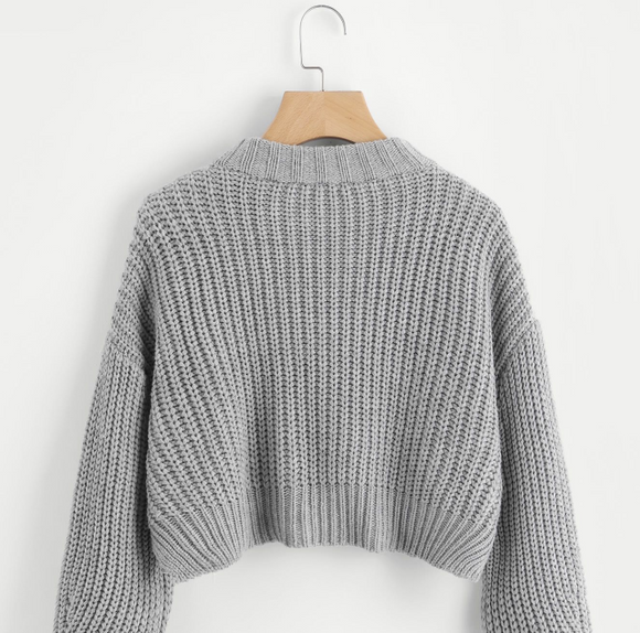 Cropped Chunky Knit
