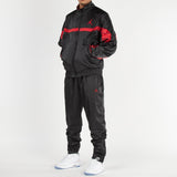 Style code AR3130-010. Jordan Sportswear AJ 5 Satin Jacket / Black