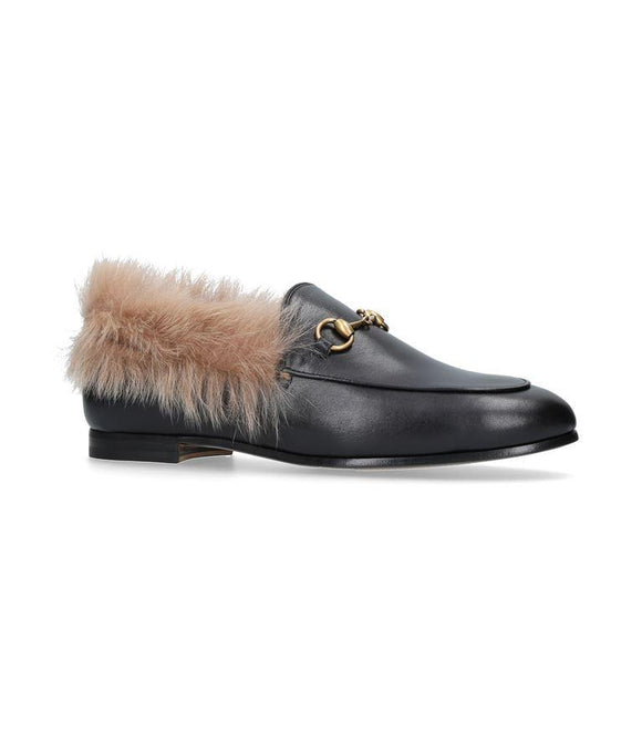 Gucci fur loafer